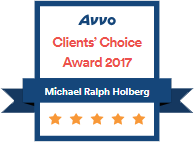 Avvo | Clients' Choice Award 2017 | Michael Ralph Holberg | 5 Stars
