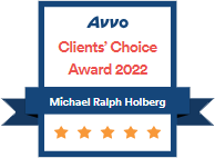 Avvo | Clients' Choice Award 2022 | Michael Ralph Holberg | 5 Stars